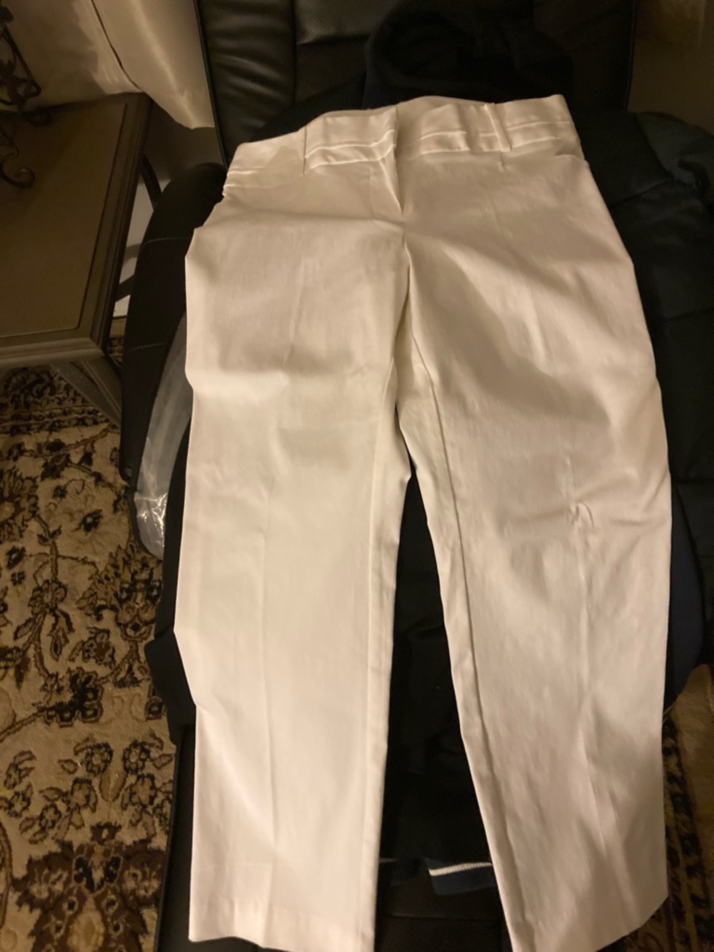 Crisp White Dress Pants